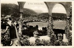 VINTAGE POSTCARD Nice Enters the Flowers