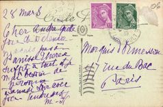 CPA Nice Statue de Garibaldi