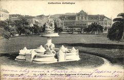 CPA Nice Jardin des Palmiers et Casino