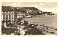 VINTAGE POSTCARD Nice Ponchettes and the Boron Mount