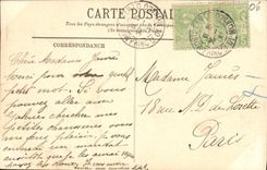 VINTAGE POSTCARD Nice the Monument of the Centenary and the Palate of the Pier