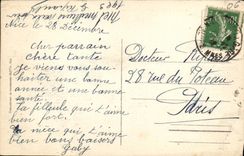 VINTAGE POSTCARD Nice Heavy swell Rocks of the Castle