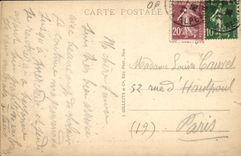 CPA Nice Jardins des Palmiers Albert 1er