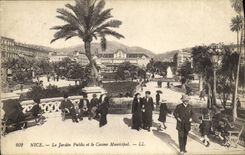 CPA Nice La Jardin Public et le Casino Municipal