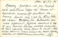 VINTAGE POSTCARD Nice the castle and the Boron Mount