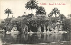 CPA Nice Cascade du Jardin Public