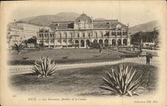 CPA Nice Les Nouveaux Jardins et le Casino