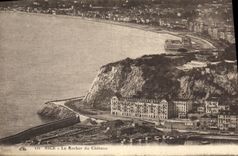 POSTAL de la VENDIMIA Niza la roca del castillo