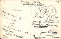 CPA Nice Statue Garibaldi