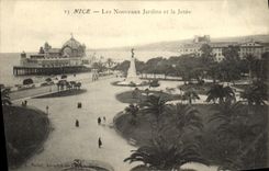CPA Nice Les Nouveaux Jardins et la Jetee