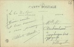 VINTAGE POSTCARD Nice Walk of the English Thrown Walk and Rhul Hotel