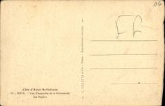 POSTAL Niza D vista de la VENDIMIA junto de la caminata del ingles