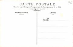 VINTAGE POSTCARD Nice Notre Dame Church and Avenue of the Station