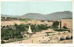 VINTAGE POSTCARD Nice View of the Gardens and Casino