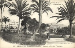 CPA Nice Les Nouveaux Jardins Casino entre les Palmiers
