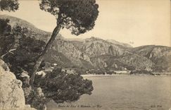 CPA Nice Route de Nice a Monaco