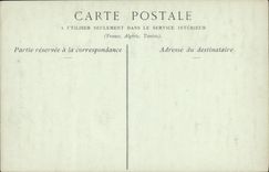 POSTAL Niza L de la VENDIMIA funcionada y mercado con las flores