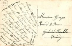 CPA Nice palais de la jetee a travers les palmiers