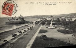 VINTAGE POSTCARD Nice the Palate of the Walk the Walk of the English