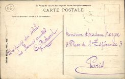 Bahia lanzada POSTAL de la caminata de la VENDIMIA Niza de los angeles