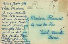 VINTAGE POSTCARD Nice Quay Plain Stalls the Bay of the Angels