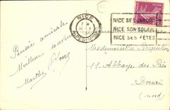 CPA Nice Vue Panoramique Sur LA Promenade Des Anglais