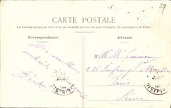 VINTAGE POSTCARD Quimperle Southern Panorama taken of the Tower Saint Michel