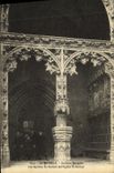 VINTAGE POSTCARD Quimperle Auvents Carve the Apostles Of the Gate of L church St Michel Enfants