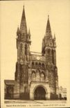 VINTAGE POSTCARD Holy pol  Leon the Cathedral Frontage