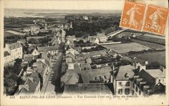 VINTAGE POSTCARD Holy pol  Leon View Taken of Creisker