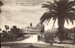 CPA Nice Jardin Albert 1er et Palais de la Jetee