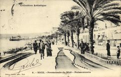 VINTAGE POSTCARD Nice the Pier Walk of the South