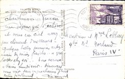 CPM Nice L Entree du port et le Mont Boron Bateau