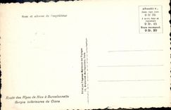 CPA Route des Alpes de Nice a Barcelonnette Gorges inferieures du Cians