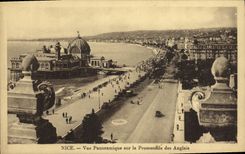 CPA Nice Vue Panoramique Sur la Promenade des Anglais