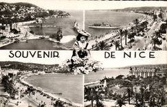 VINTAGE POSTCARD Nice the Dimension D Azure