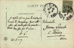 VINTAGE POSTCARD Gone Nice of Palmiere Walk of the South