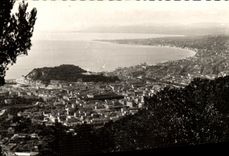 POSTAL Niza Basilea de la VENDIMIA de los angeles