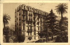 CPA Hotel Alberti Meuble Entierement neuf plein centre rue Alberti Nice 