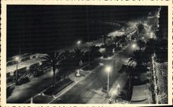 CPA Nice la Nuit Promenade des Anglais