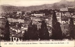 Niza de la POSTAL de la VENDIMIA vista en Cimtez tomado del castillo