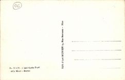 CPM Nice L Entree du Port et le Mont Boron