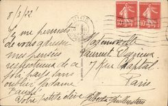 Hermoso de la POSTAL de la VENDIMIA Niza el panorama tomado del castillo