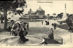 CPA Nice La Jetee Promenade et les Jardins Fontaine des Tritons
