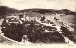 CPA Nice Vue d ensemble du Jardin Municipal