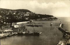 CPA Nice Le Mont Boron Bateau