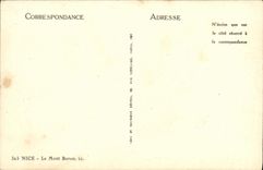 CPA Nice Le Mont Boron Bateau