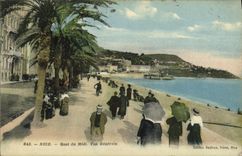 VINTAGE POSTCARD Nice Quay of the South View