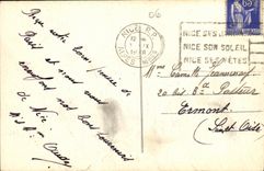 CPA Nice La Grotte du Jardin du Roi Albert l er