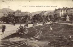 CPA Nice La Jardin Albert 1er et le Casino Municipal